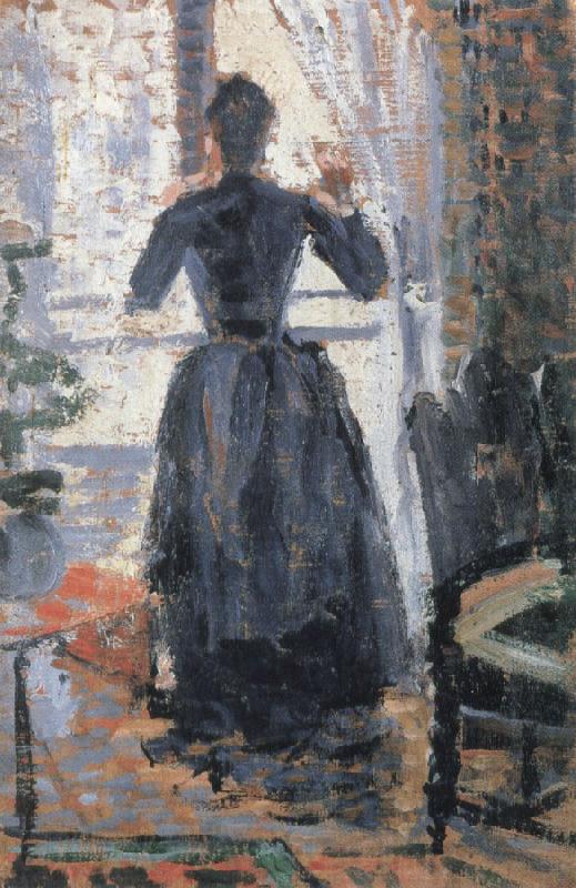 unknow artist woman at the window